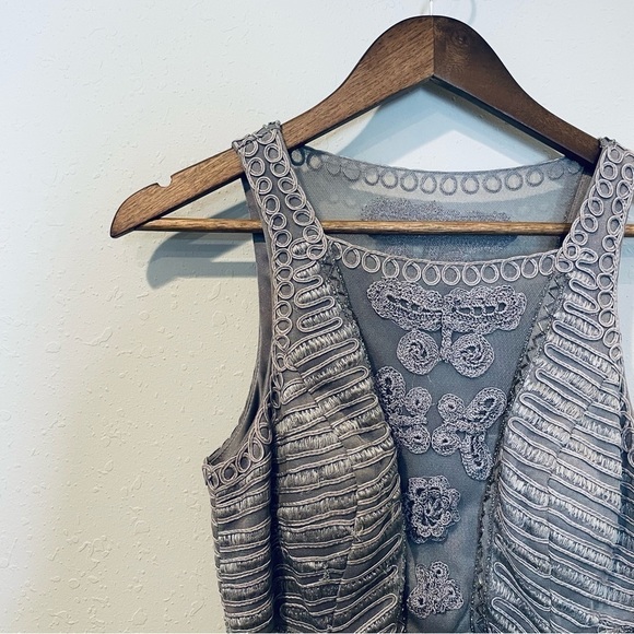 Sue Wong Nocturne Beaded and Embroidered Cocktail Dress - Picture 4 of 10